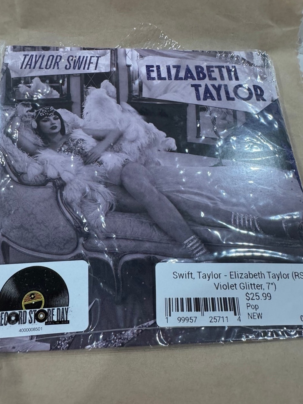 Taylor Swift Elizabeth Taylor RSD Vinyl